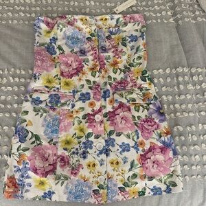 Olivaceous Floral Multicolor Dress